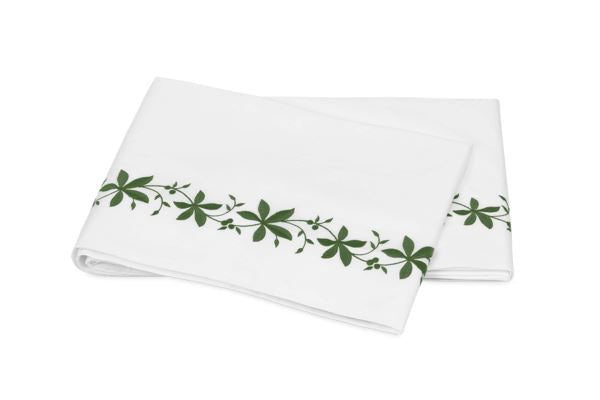 Callista King Flat Sheet Bedding Style Matouk Clover 