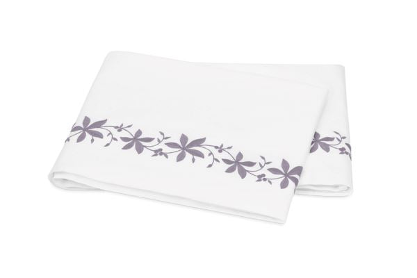 Callista King Flat Sheet Bedding Style Matouk Lilac 