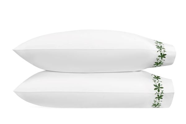 Callista Standard Pillowcase - pair Bedding Style Matouk Clover 