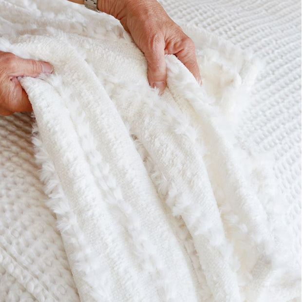 Camille Oversized Throw Bedding Style Pom Pom at Home 