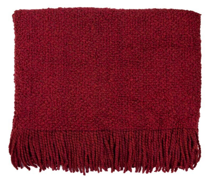 Campbell Throw Throw Bedford Collections Scarlet 