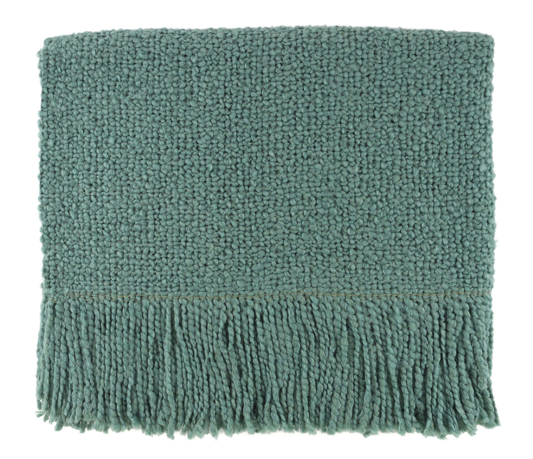 Campbell Throw Throw Bedford Collections Seafoam 