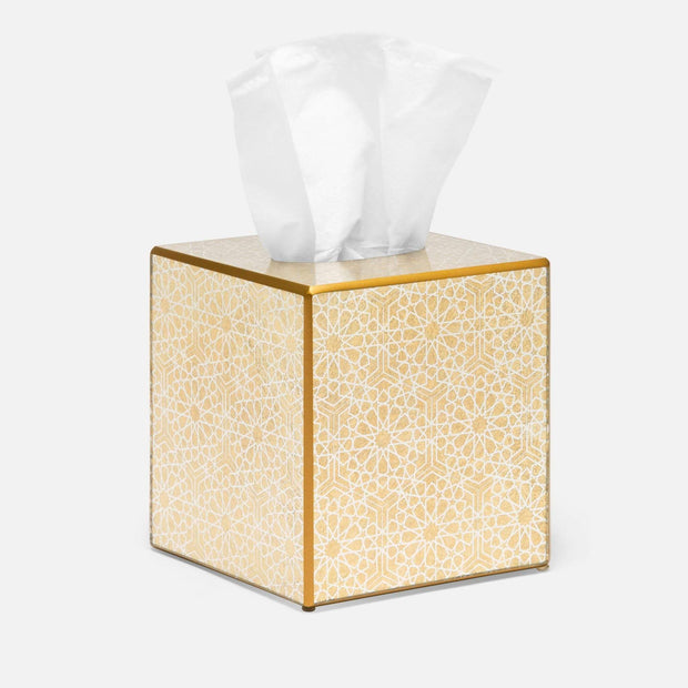 Caro Tissue Box Cover Bath Accessories Pigeon & Poodle Gold 
