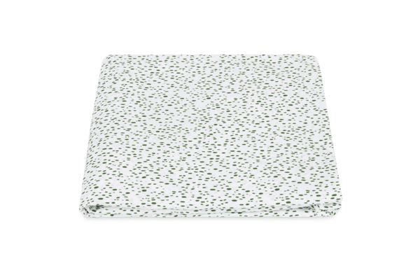 Celine King Fitted Sheet - 17" Bedding Style Matouk Grass 