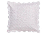 Celine Quilted Boudoir Sham Bedding Style Matouk Pink 