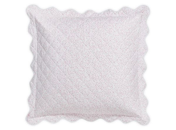 Celine Quilted Boudoir Sham Bedding Style Matouk Pink 