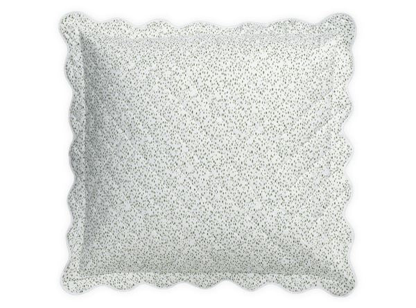 Celine Quilted King Sham Bedding Style Matouk Grass 