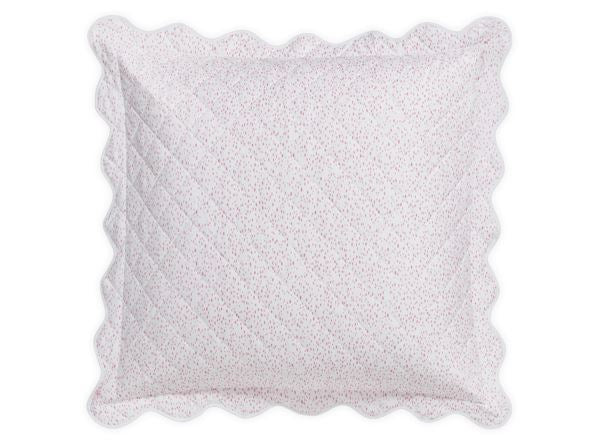 Celine Quilted King Sham Bedding Style Matouk Pink 