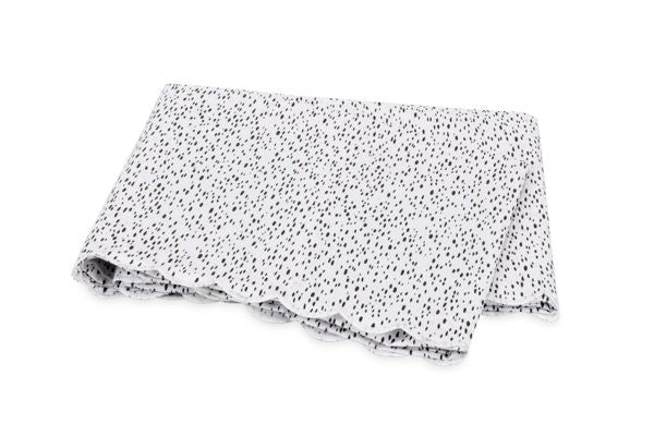 Celine Twin Flat Sheet Bedding Style Matouk Charcoal 