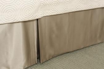 Bedding Style - Charmeuse Silk Tailored Bedskirt - Queen