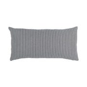 Chevron Large Rectangular Pillow - 14x29 Bedding Style Lili Alessandra Grey White 