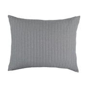 Chevron Luxe Euro Pillow - 27x36 Bedding Style Lili Alessandra Grey White 