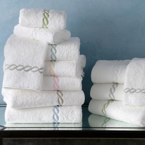 Bath Linens - Classic Chain Guest Towel