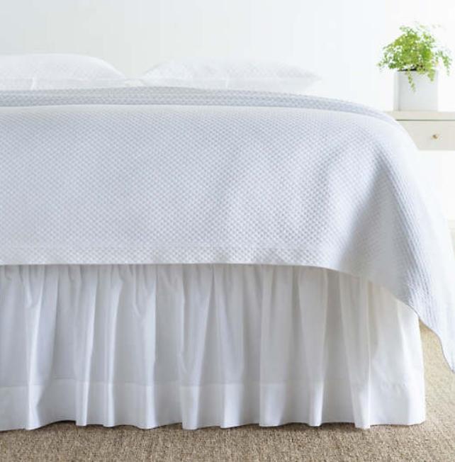 Bedding Style - Classic Hemstitch Queen Bedskirt