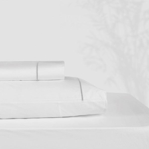 Classic Hotel King Pillowcase - pair Bedding Style Bovi Grey 