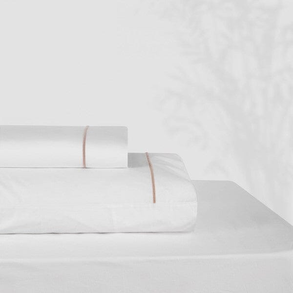 Classic Hotel Standard Pillowcase - pair Bedding Style Bovi Taupe 