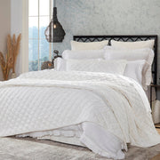 Clermont Queen Coverlet Bedding Style Orchids Lux Home White 