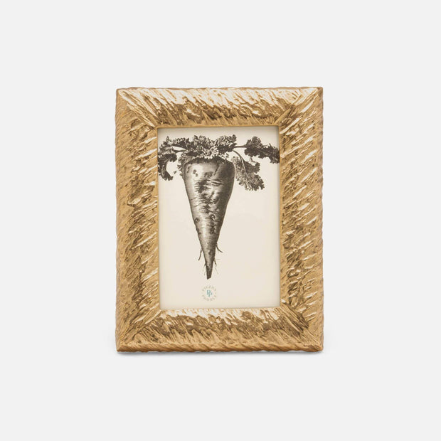 Corinth Frame Gifts Pigeon & Poodle 4 x 6 Brass 
