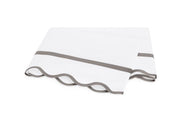 Cornelia Full/Queen Flat Sheet Bedding Style Matouk Platinum 