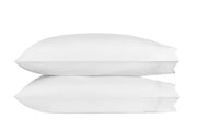 Cornelia Standard Pillowcase- Pair Bedding Style Matouk White 