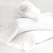 Cotton Sateen Twin Sheet Set Bedding Style Pom Pom at Home 