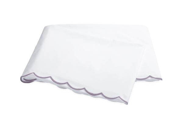Dakota Full/Queen Flat Sheet Bedding Style Matouk Deep Lilac 
