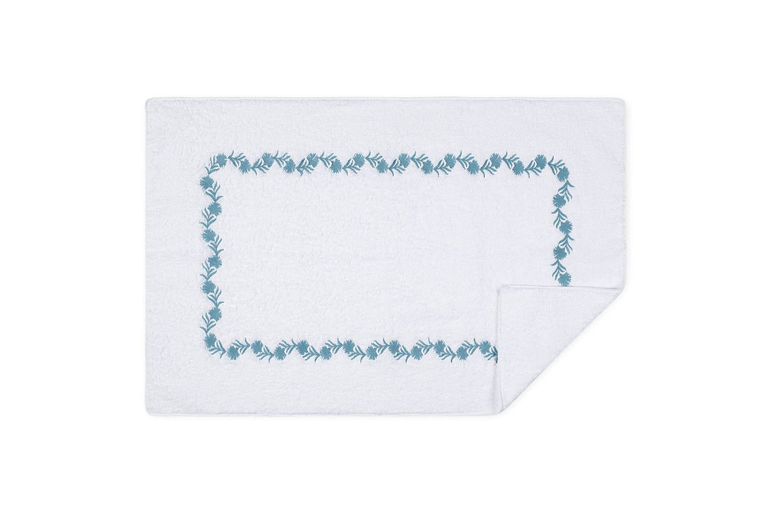 Daphne Bath Rug Bath Linens Matouk Aqua 