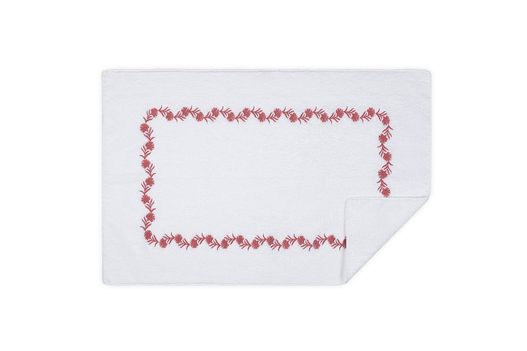 Daphne Bath Rug Bath Linens Matouk Pink Coral 