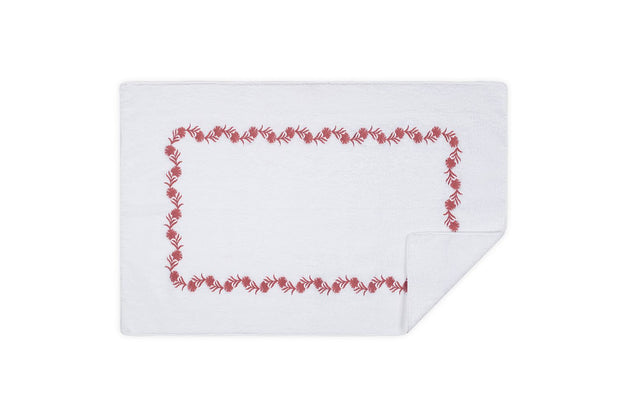 Daphne Bath Rug Bath Linens Matouk Pink Coral 