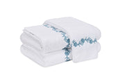Daphne Hand Towel 18x32 Bath Linens Matouk Aqua 