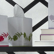 Daphne Tissue Box Cover Bathroom Accessories Matouk White Grass 