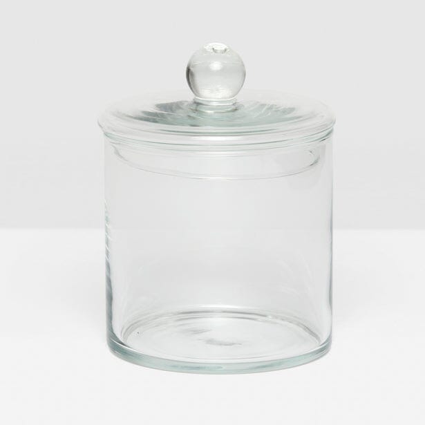 Darby Canister- Large Bathroom Accessories Pigeon & Poodle Clear 