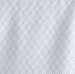 Diamond Matelasse Standard Sham Bedding Style Pine Cone Hill White 