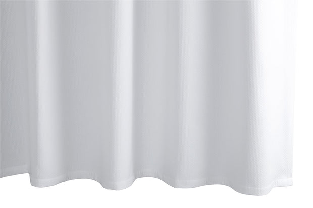 Diamond Pique Shower Curtain- 72x96 Shower Curtain Matouk White 