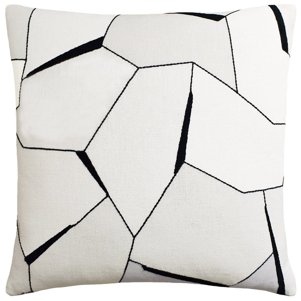 Diverging 22" Pillow Decorative Pillow Ryan Studio Ebony 