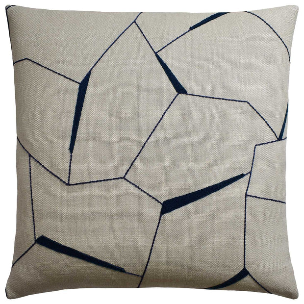 Diverging 22" Pillow Decorative Pillow Ryan Studio Indigo 