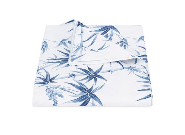 Dominique Full/Queen Duvet Cover Bedding Style Matouk Azure 