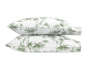 Dominique King Pillowcases - pair Bedding Style Matouk Palm 