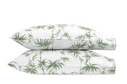 Dominique Standard Pillowcases - pair Bedding Style Matouk Palm 