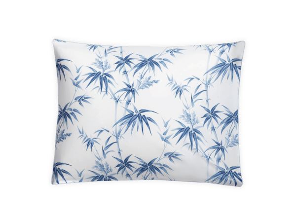 Dominique Standard Sham Bedding Style Matouk Azure 