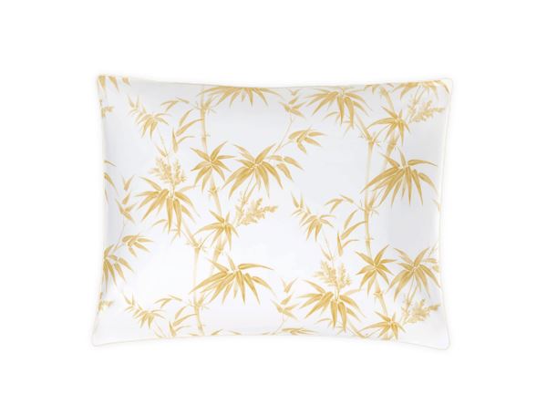 Dominique Standard Sham Bedding Style Matouk Lemon 