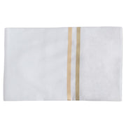 Doppio King Pillowcase- Pair Bedding Style Ann Gish Sand Taupe 