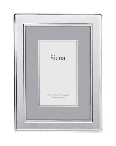 Double Border Siena Silverplate Frame 8x10 Gifts Tizo 