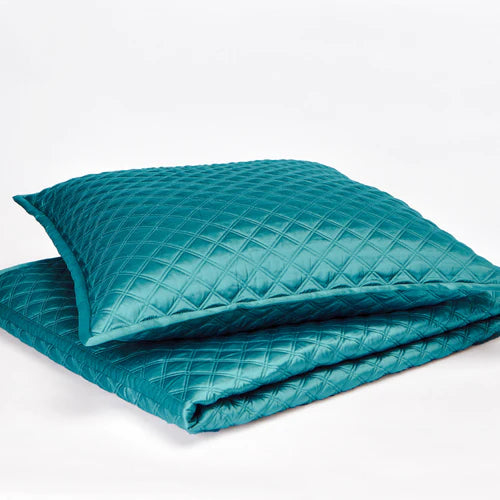 Double Diamond King Coverlet Set Bedding Style Ann Gish Teal 