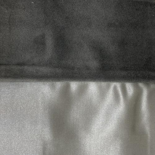 Duchess Velvet 22x10 Pillow Bedding Style Ann Gish Smoke 