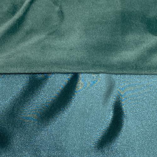 Duchess Velvet Foot Throw - 96x52 Bedding Style Ann Gish Lagoon 