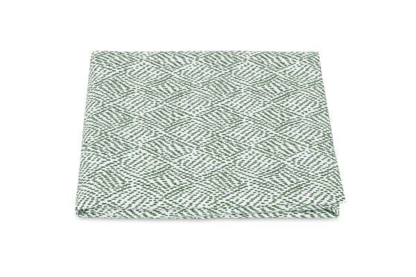 Duma Diamond Cal King Fitted Sheet - 17" Bedding Style Matouk Grass 