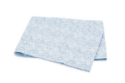 Duma Diamond Full/Queen Flat Sheet Bedding Style Matouk Sky 