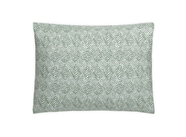 Duma Diamond King Sham Bedding Style Matouk Grass 