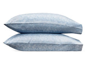 Duma Diamond Standard Pillowcases - pair Bedding Style Matouk Sky 